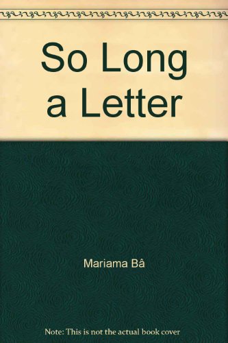 9780860682950: So Long a Letter