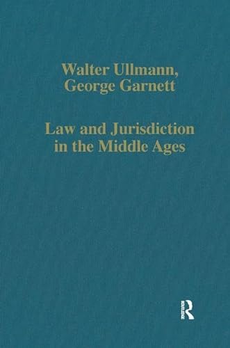 9780860782315: Law and Jurisdiction in the Middle Ages: 283 (Variorum Collected Studies)