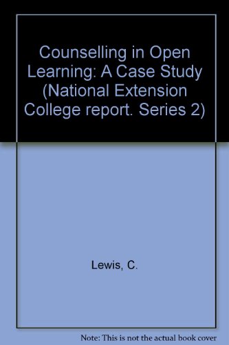 Counselling in Open Learning: A Study Book (9780860821892) by Lewis, Roger