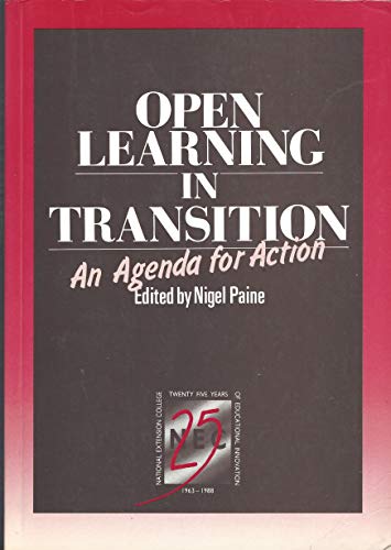 Imagen de archivo de Open Learning in Transition. a la venta por Brentwood Books