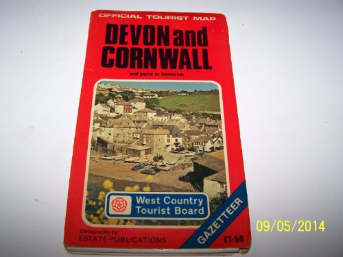 Devon and Cornwall: And Parts of Somerset (Official Tourist Map)