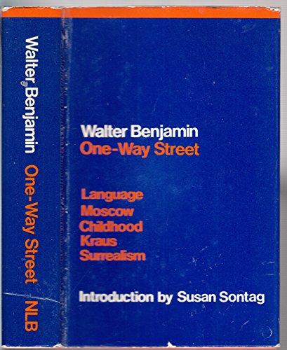 9780860910145: One-Way Street: And Other Writings