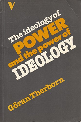 Stock image for Ideology of Power and the Power of Ideology for sale by Rosario Beach Rare Books