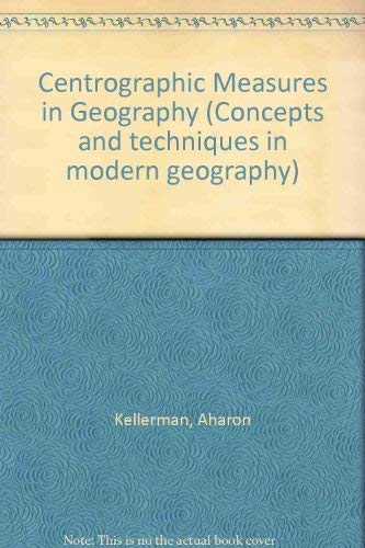 Stock image for Centrographic Measures in Geography for sale by Reader's Corner, Inc.