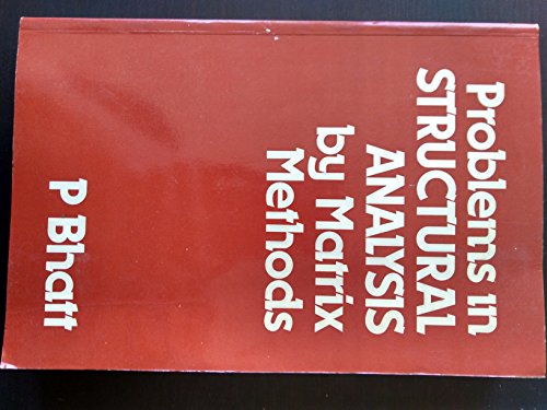 Stock image for Problems in structural analysis by matrix methods for sale by Phatpocket Limited