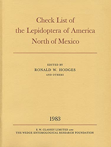 Beispielbild fr Checklist of the Lepidoptera of America North of Mexico zum Verkauf von Marbus Farm Books