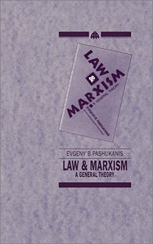 9780861047406: LAW AND MARXISM
