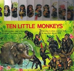 Beispielbild fr Ten Little Monkeys: Counting Book zum Verkauf von Wonder Book