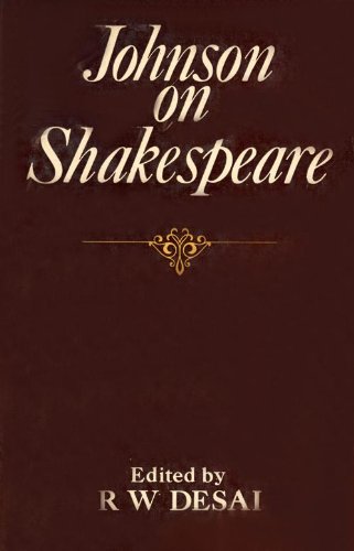 Beispielbild fr Johnson on Shakespeare zum Verkauf von WorldofBooks