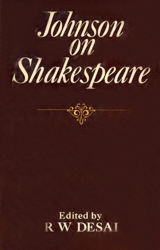 Imagen de archivo de Johnson on Shakespeare a la venta por WorldofBooks