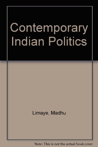 Stock image for Contemporary Indian Politics for sale by medimops
