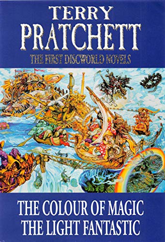 Imagen de archivo de The First Discworld Novels: The Colour of Magic and The Light Fantastic [Hardcover] Pratchett, Terry a la venta por Lakeside Books