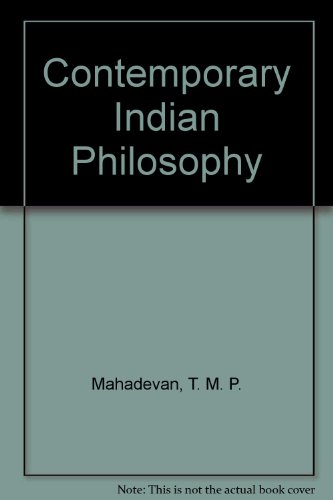 Contemporary Indian Philosophy (9780861446018) by T.M.P. Mahadevan