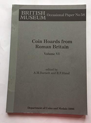9780861590582: Coin Hoards from Roman Britain (Occasional Papers) (v. 6)