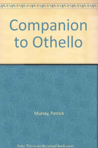 9780861672196: Companion to " Othello "