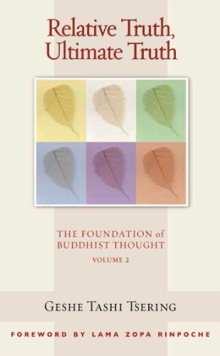 Beispielbild fr Relative Truth, Ultimate Truth: The Foundation of Buddhist Thought (Volume 2) zum Verkauf von Goodwill Books