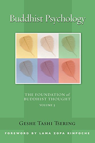 Beispielbild fr Buddhist Psychology, 3: The Foundation of Buddhist Thought, Volume 3 zum Verkauf von ThriftBooks-Atlanta