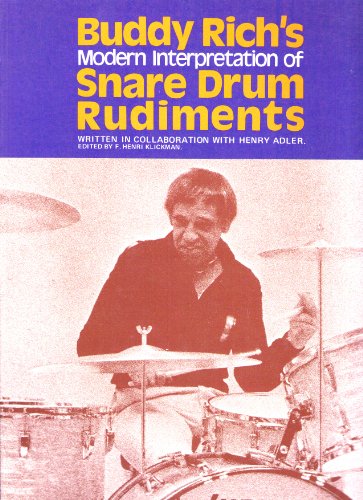 9780861750962: Buddy Rich's Modern Interpretation of Snare Drum Rudiments
