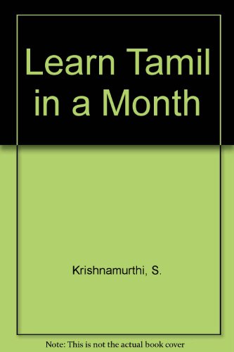 9780861861866: Learn Tamil in a Month