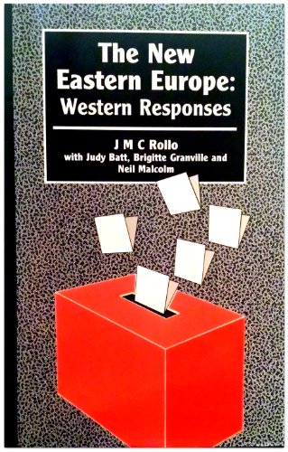 Beispielbild fr The New Eastern Europe: Western Responses. (Ghatham House Papers) zum Verkauf von PsychoBabel & Skoob Books