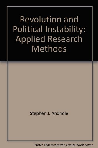 Stock image for Revolution and political instability: Applied research methods for sale by Phatpocket Limited