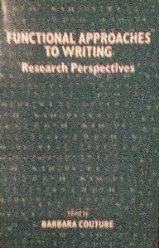 9780861875238: Functional Approaches to Writing: Research Perspectives (Open Linguistics Series)