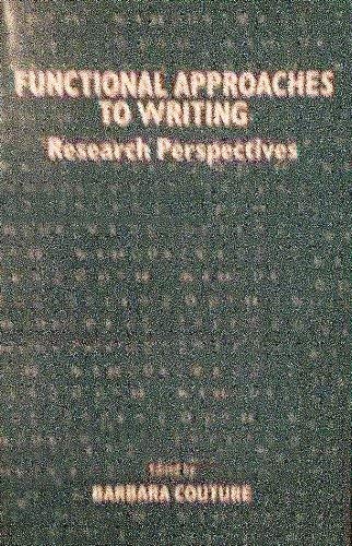 Stock image for Functional Approaches to Writing: Research Perspectives for sale by Anybook.com