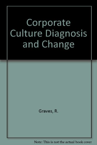 Beispielbild fr Corporate Culture-Diagnosis and Change: Auditing and Changing the Culture of Organizations zum Verkauf von Anybook.com