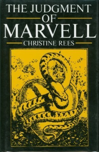 Judgement of Marvell (9780861878055) by Rees, Christine
