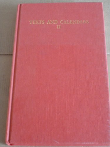 Stock image for Texts and Calendars : An Analytical Guide to Serial Publications, 1957-1982 for sale by Better World Books