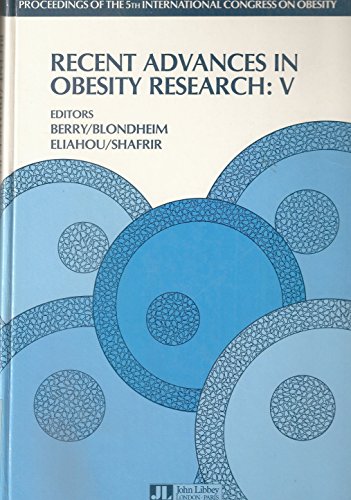 Stock image for Recent Advances in Obesity Research: International Congress Proceedings: 5 for sale by medimops
