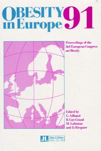 Imagen de archivo de Obesity in Europe 91 a la venta por Blackwell's