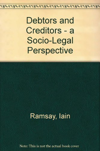 9780862051013: Debtors and Creditors - a Socio-Legal Perspective