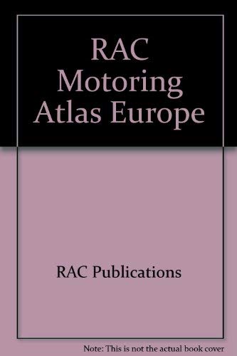 Stock image for RAC Motoring Atlas Europe for sale by WorldofBooks