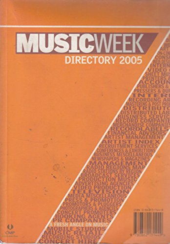 Stock image for Music Week Directory 2005 for sale by Versandantiquariat Felix Mcke