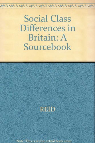 9780862160593: Social Class Differences in Britain: A Sourcebook