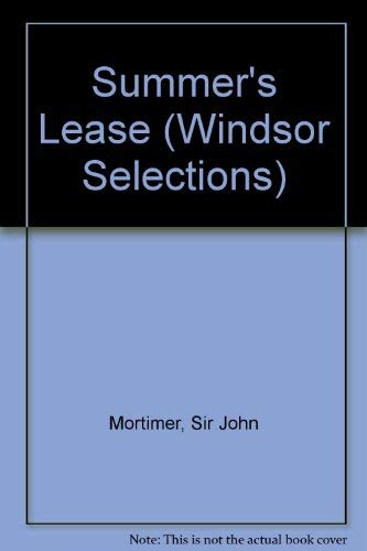 9780862202910: Summer's Lease (Windsor Selections S.)