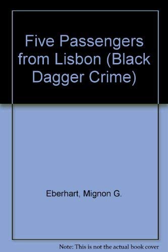 9780862207397: Five Passengers from Lisbon (Black Dagger Crime S.)