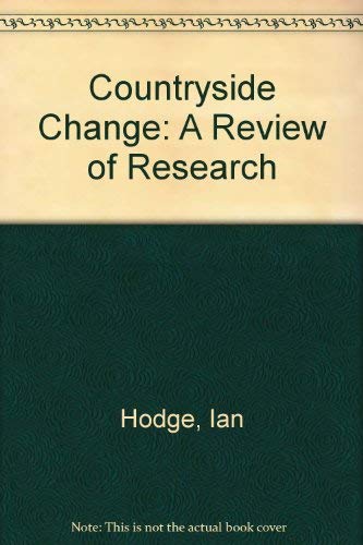 Stock image for Countryside Change a Review of Research for sale by Webbooks, Wigtown