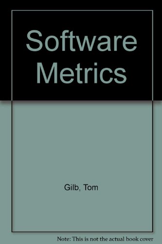 Software Metrics (9780862380342) by Tom Gilb