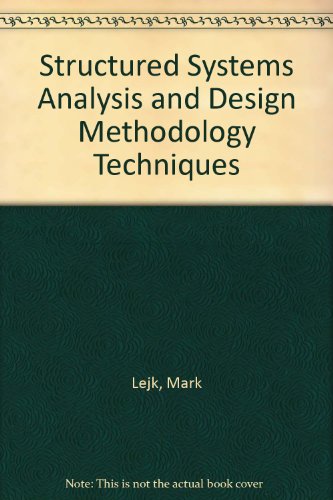 Stock image for Structured Systems Analysis and Design Methodology Techniques for sale by Goldstone Books