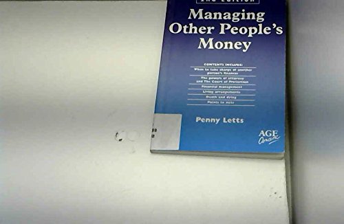 Beispielbild fr Managing Other People's Money zum Verkauf von AwesomeBooks