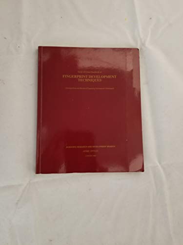 9780862522704: Scenes of Crime: Handbook of Fingerprint Development Techniques