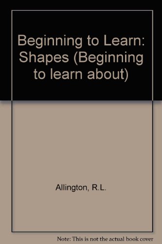 Imagen de archivo de Beginning to Learn: Shapes a la venta por Wonder Book
