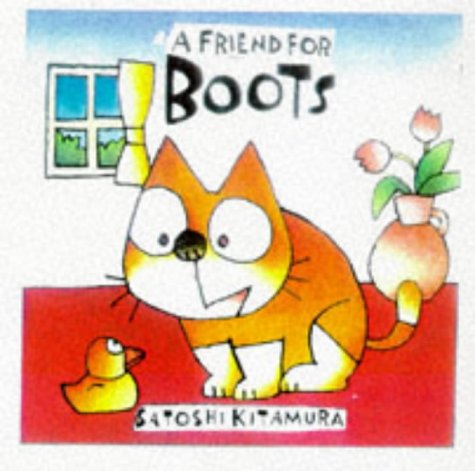 Beispielbild fr A Friend for Boots (Satoshi Kitamura Board Books) zum Verkauf von WorldofBooks