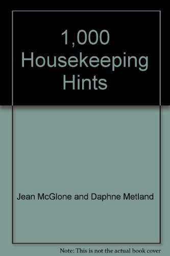 Stock image for 1,000 Housekeeping Hints for sale by AwesomeBooks