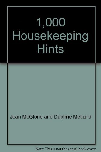 9780862731298: 1,000 Housekeeping Hints