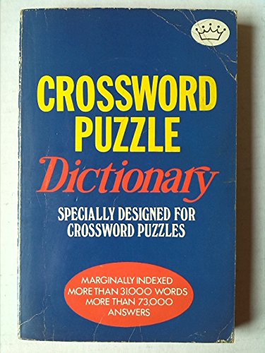 Beispielbild fr Crossword Puzzle Dictionary zum Verkauf von WorldofBooks