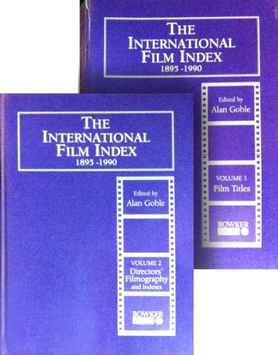 Beispielbild fr International Film Index: Titles and Directors, 1895-1990 (2 Volume set) zum Verkauf von Library House Internet Sales