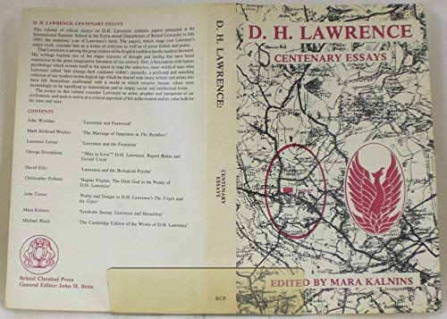 Stock image for D. H. Lawrence : Centenary Essays for sale by Better World Books